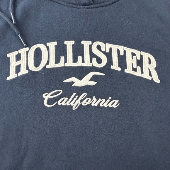 Hollister Womens Blue Pullover Hoodie Size XL - Picture 4 of 7